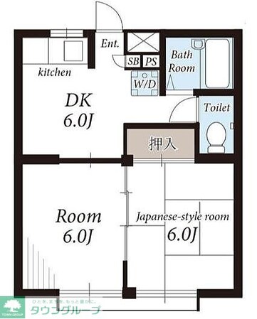 サンフラットの物件間取画像